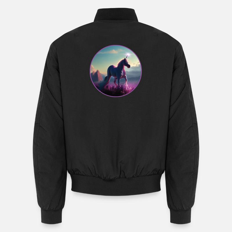 Unicorn - Unisex Bomber Jacket - black