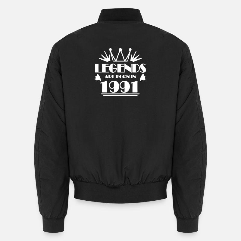 1991 - Né en 1991 Bomber unisexe