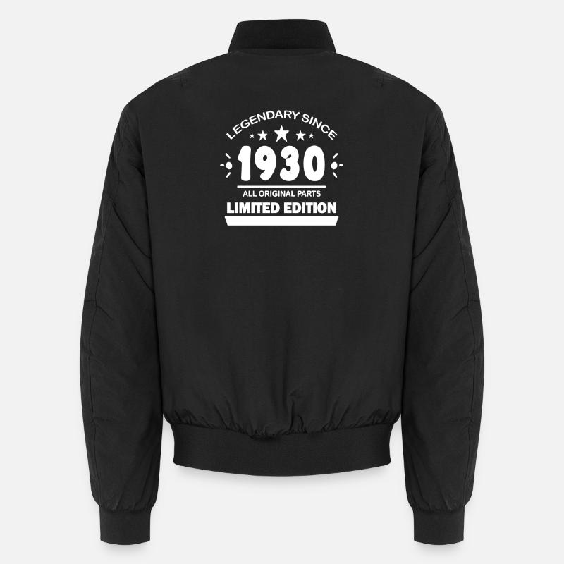 1930 - Né en 1930 - Légende - Bomber unisexe - noir