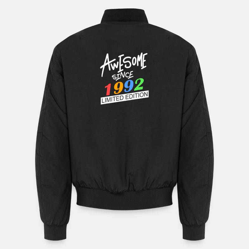 1992 - Né 1992 - Année de naissance 1992 Bomber unisexe