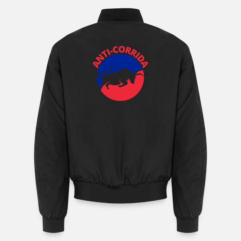 Stierkampf, Anti-Stierkampf - Unisex Bomberjacke - Schwarz