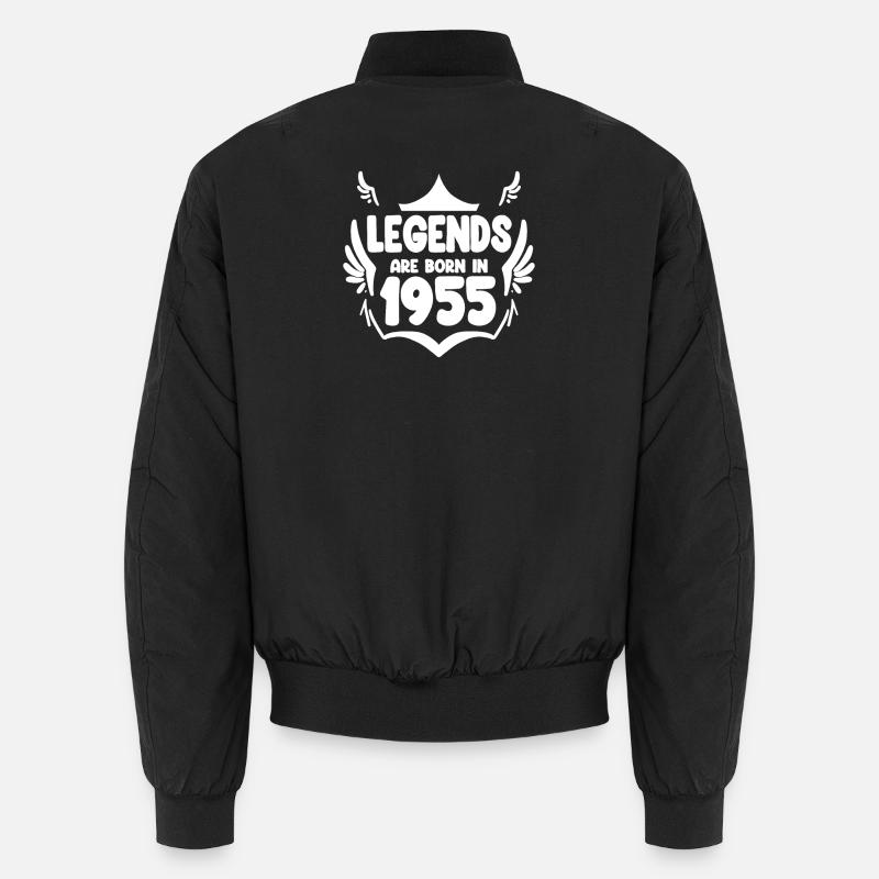 1955 - Né 1955 - Année de construction 1955 Cadeau Bomber unisexe
