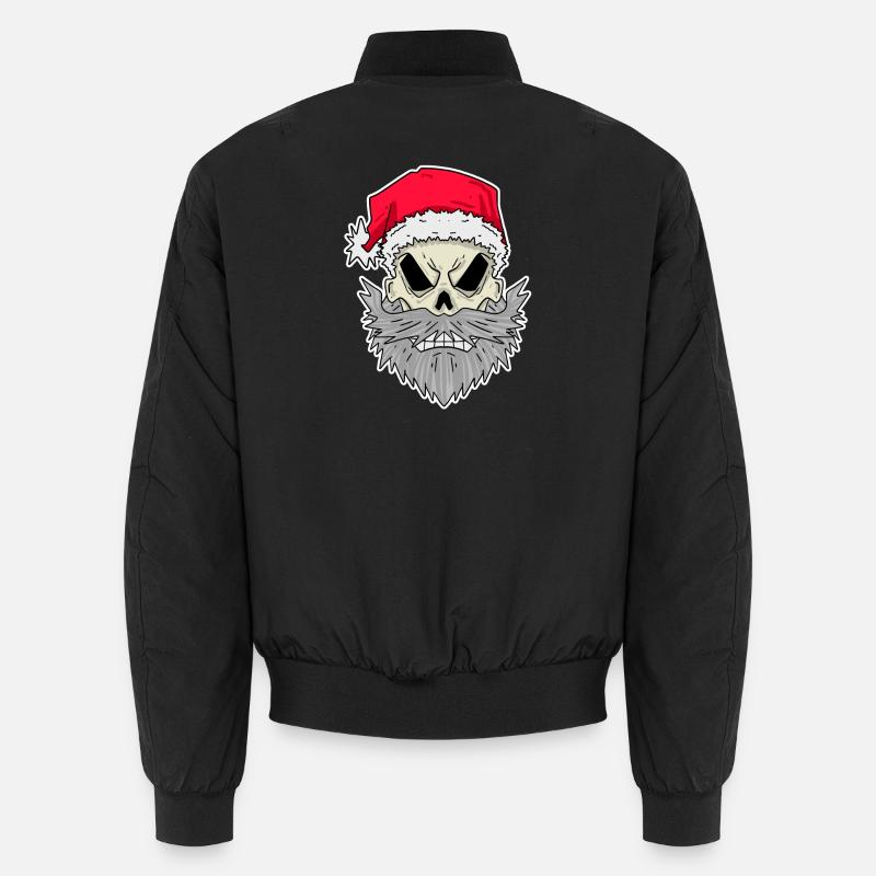 Crâne du Père Noël Bomber unisexe