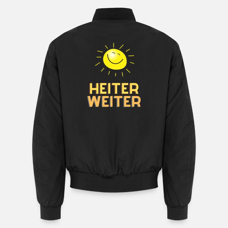 Heiter weiter - Unisex Bomberjacke - Schwarz
