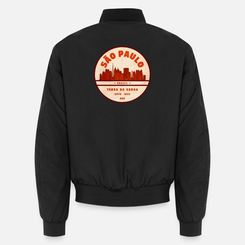 São Paulo Skyline 1822 Unisex Bomberjacke
