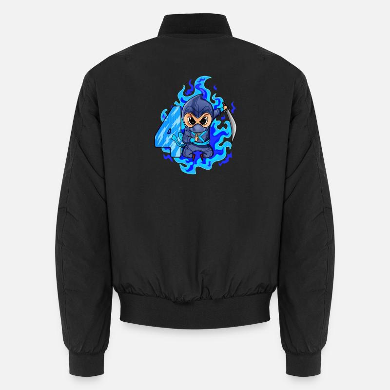 4. Geburtstag Junge 4 Jahre alt Ninja Unisex Bomberjacke
