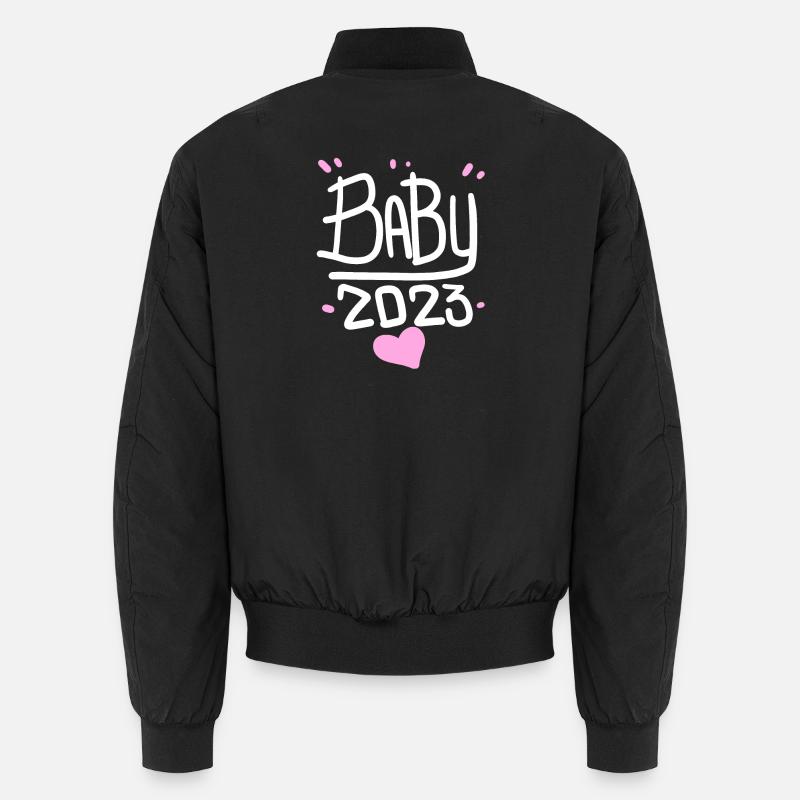 Bébé 2023 - Naissance Enceinte 2023 Grossesse Bomber unisexe