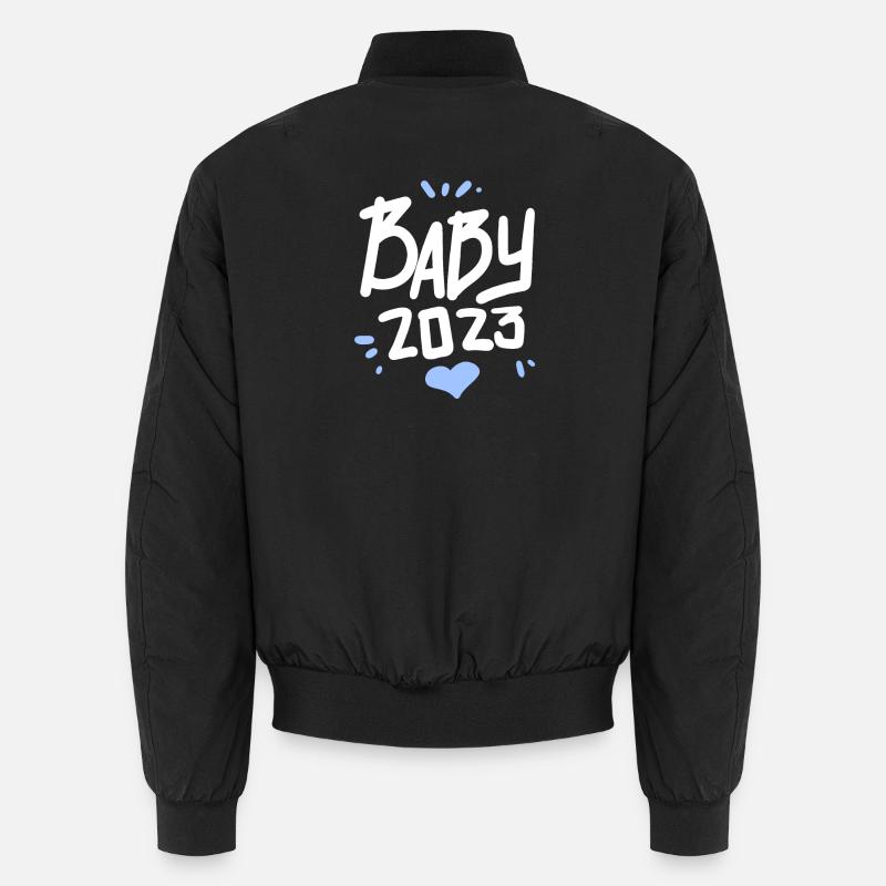 Bébé 2023 - Naissance Enceinte 2023 Grossesse Bomber unisexe