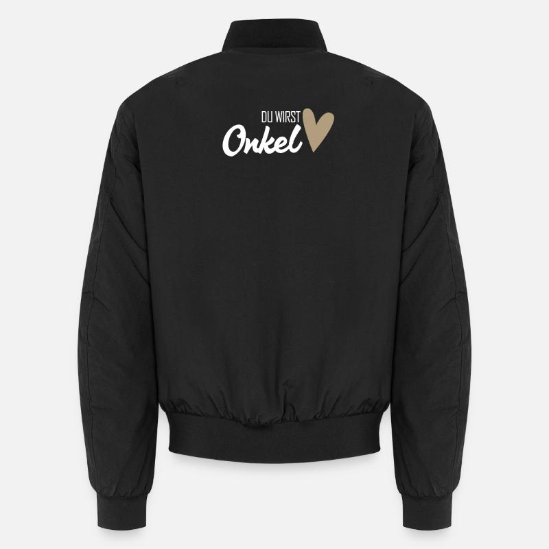 Onkel werden - Du wirst Onkel Unisex Bomberjacke