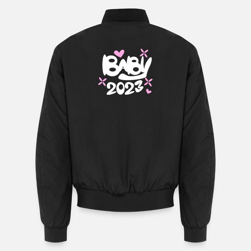 Bébé 2023 - Naissance Enceinte 2023 Grossesse Bomber unisexe