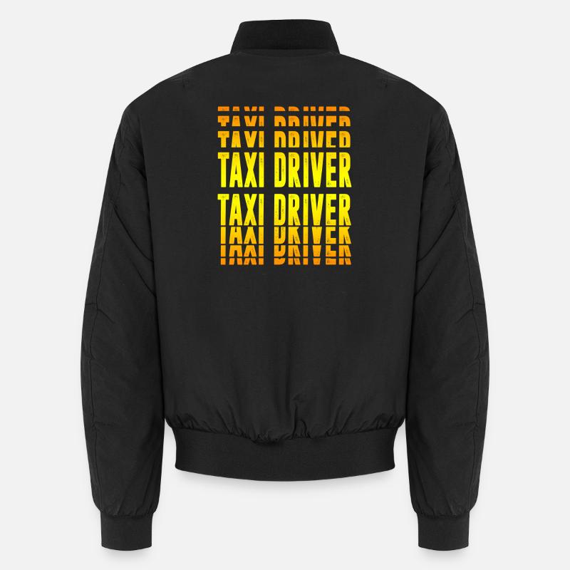 Taxi driver design Unisex Bomber Jacket