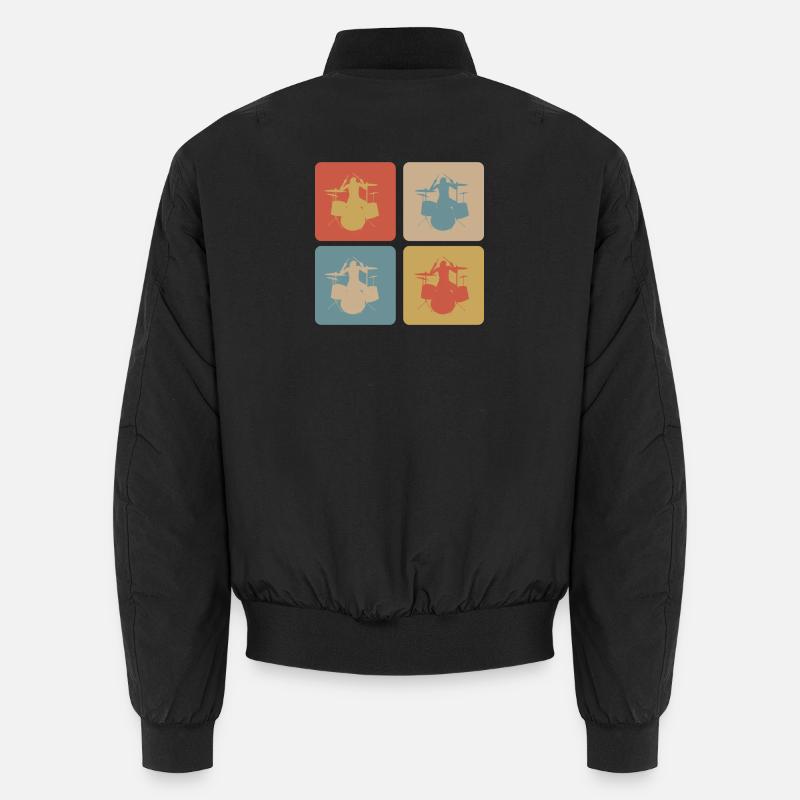 drum design Unisex Bomber Jacket