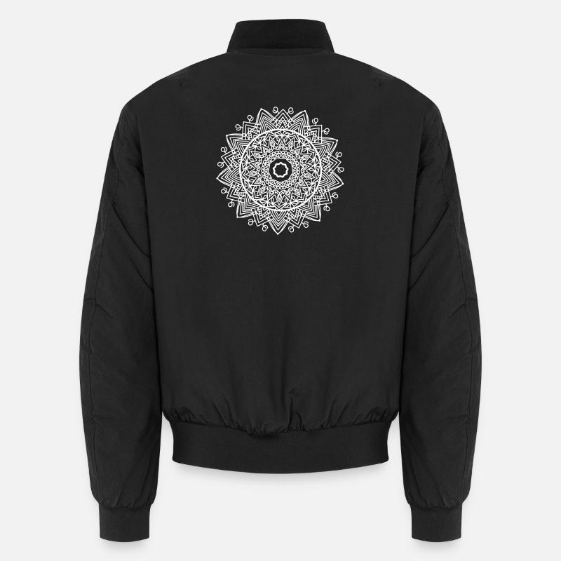 Mandala - Bomber unisexe - noir