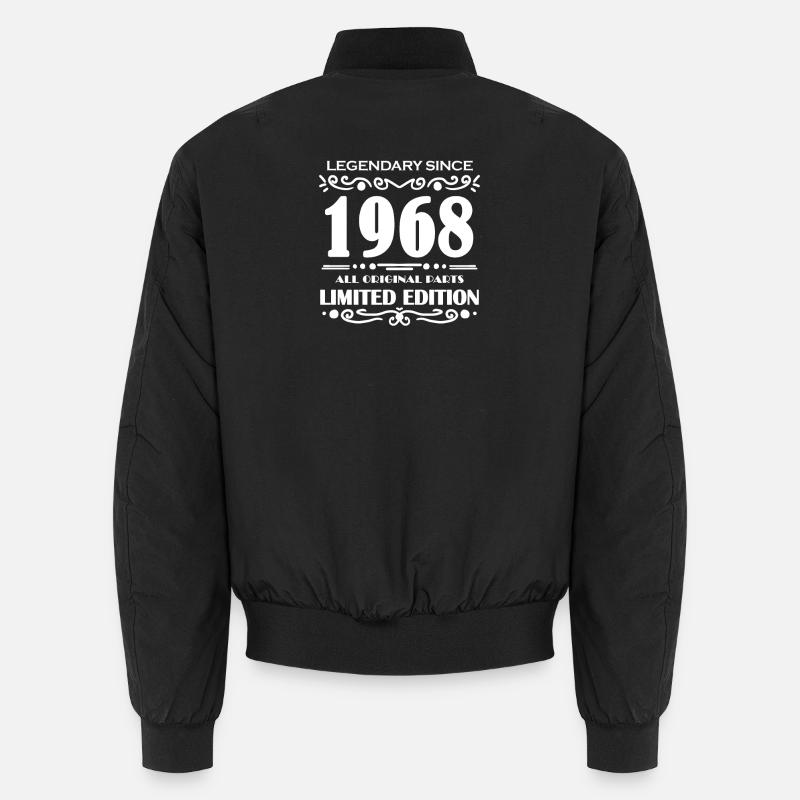 1968 - Born 1968 - Unisex Bomber Jacket - black