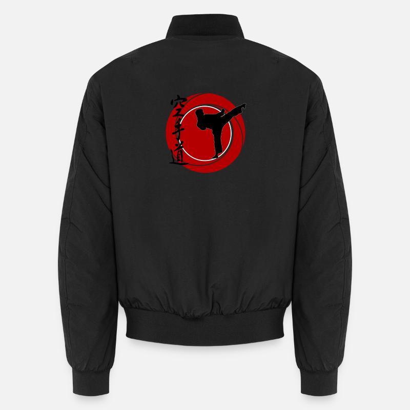 Karate - Unisex Bomberjacke - Schwarz