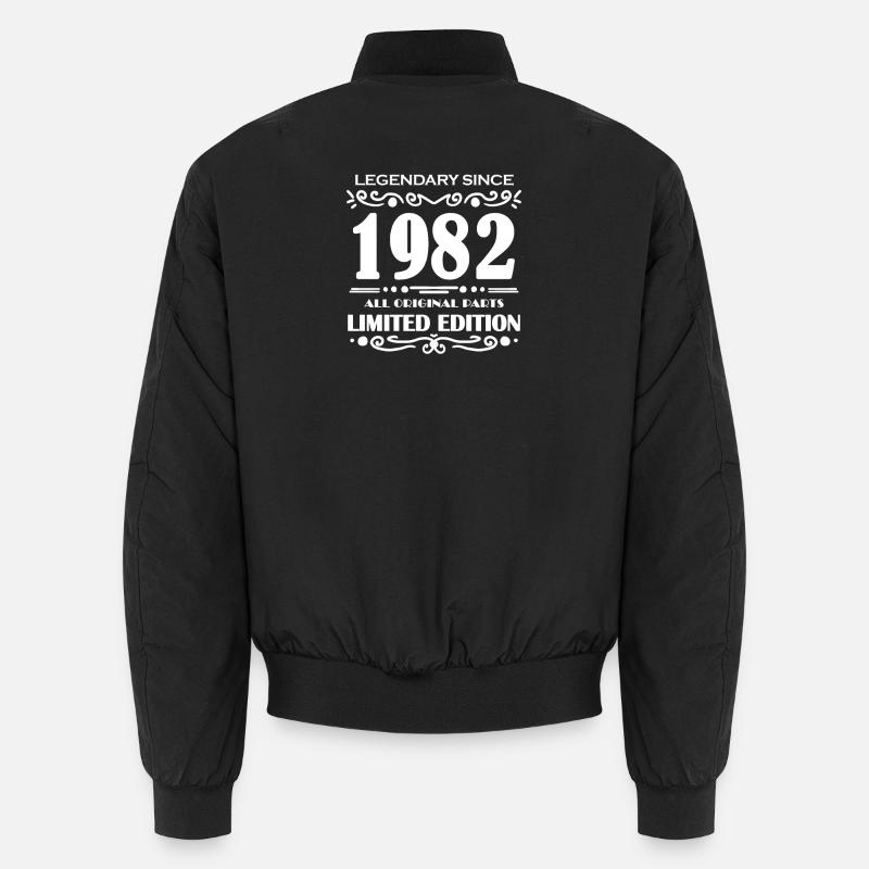 1982 - Born 1982 - Year of construction 1982 Unisex Bomber Jacket