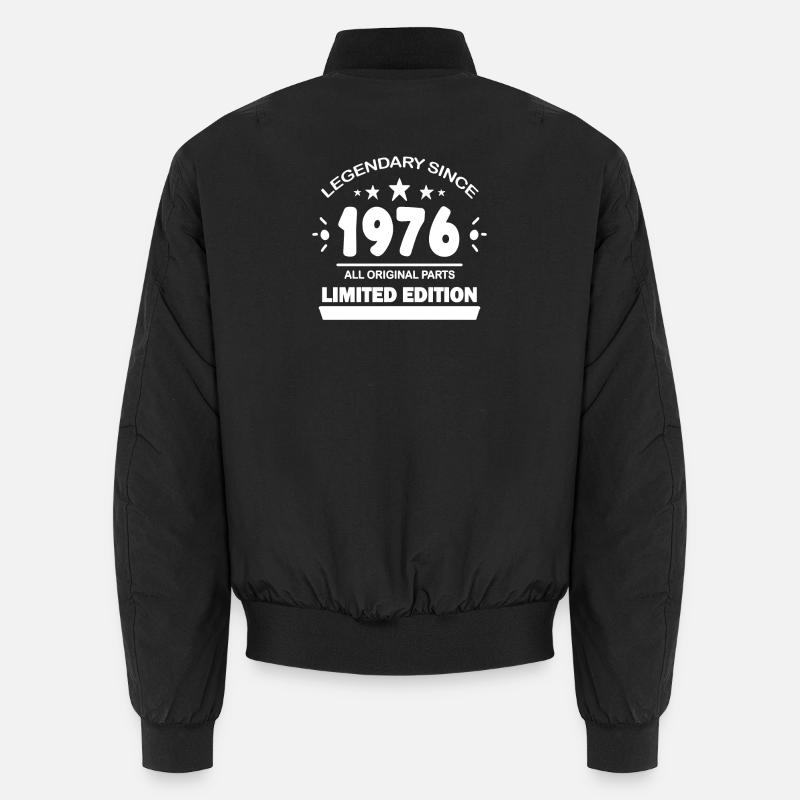 1976 - Né 1976 - Année de construction 1976 Bomber unisexe