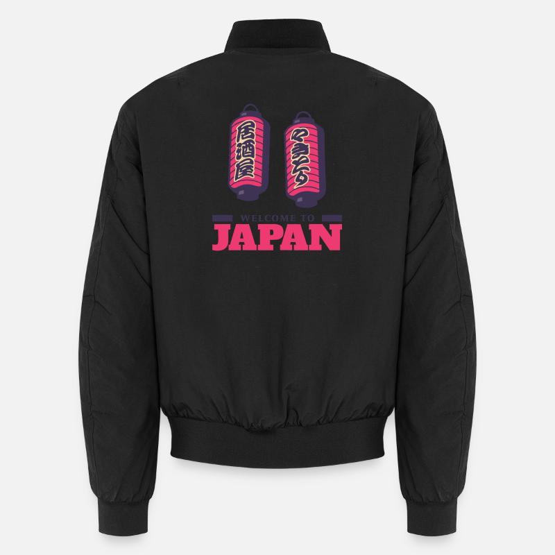 Willkommen in Japan - Unisex Bomberjacke - Schwarz