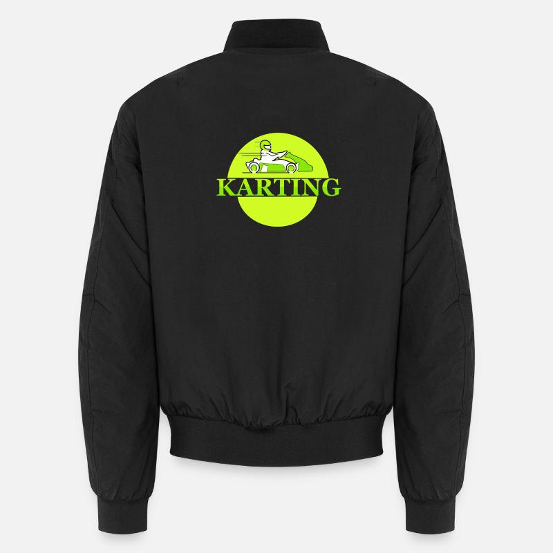 Karting - Unisex Bomberjacke - Schwarz