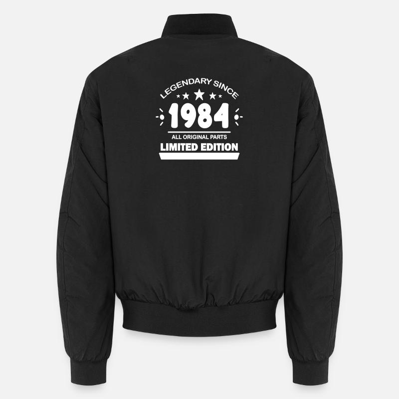 1984 - Né 1984 - Année de construction 1984 Bomber unisexe
