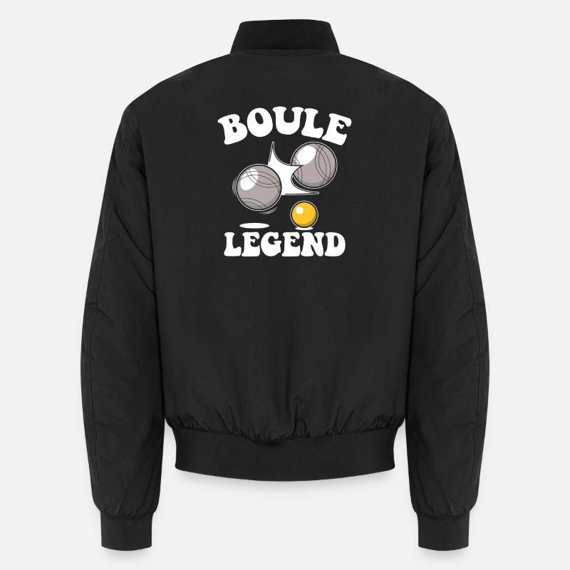 Boule Legend Petanque Outfit for Bouler for Unisex Bomber Jacket