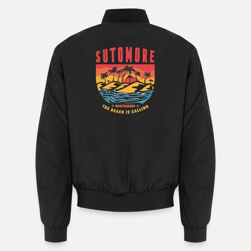 Sutomore Montenegro Strand Design Unisex Bomberjacke