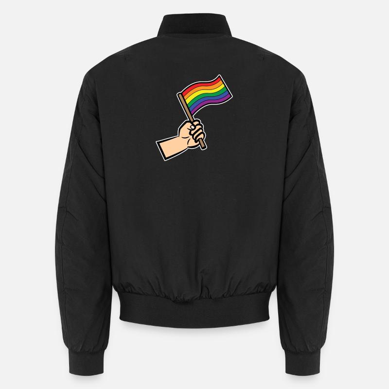Rainbow Flag Human Rights Lgbt Sexuality Unisex Bomber Jacket