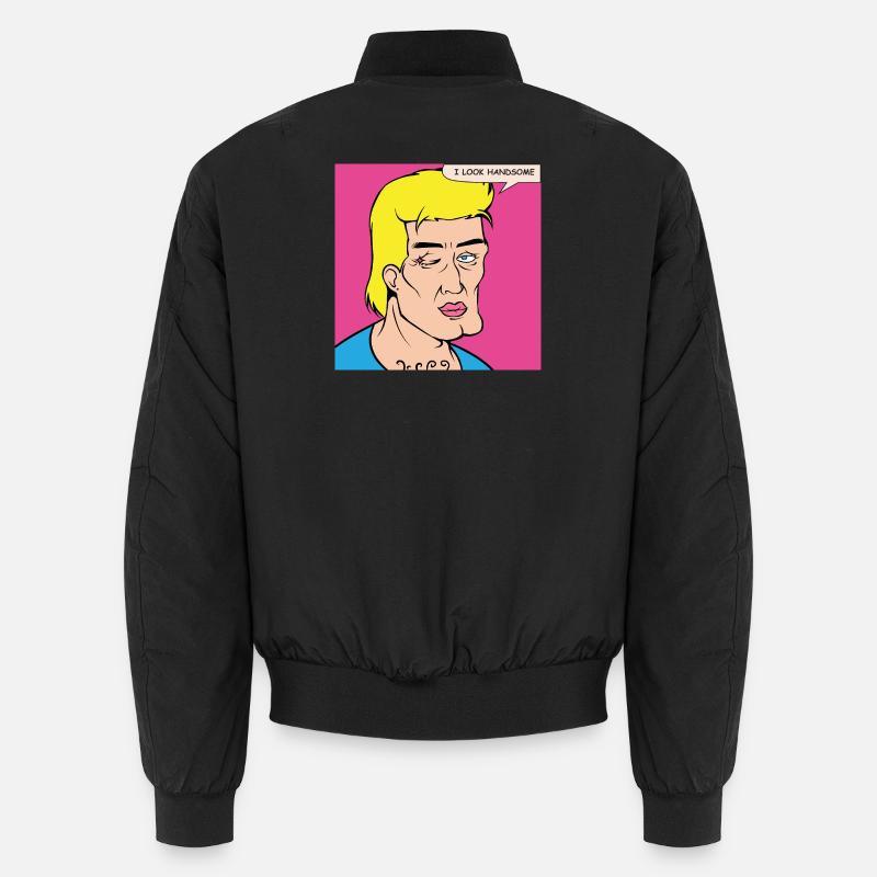 Pop-Art Selbstlob im Comicstil Unisex Bomberjacke