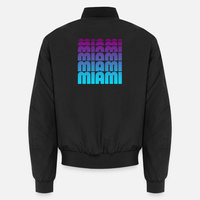 Grille de gradient de Miami Bomber unisexe