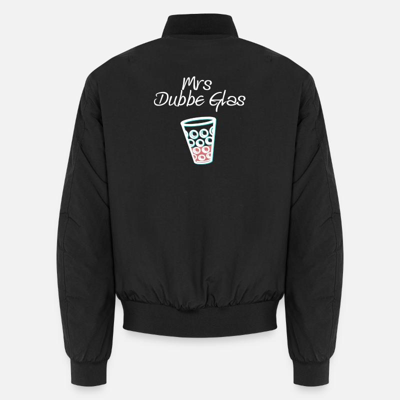 Schobbeglas, Toller Pfälzerspruch Unisex Bomberjacke