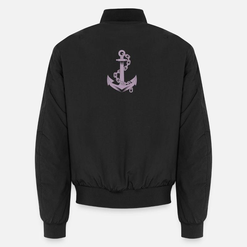 Anchor Sailing Sailboat Sailor Design Unisex Bomber Jacket