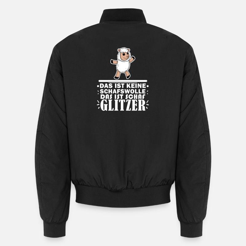 Schaf Schafe Unisex Bomberjacke
