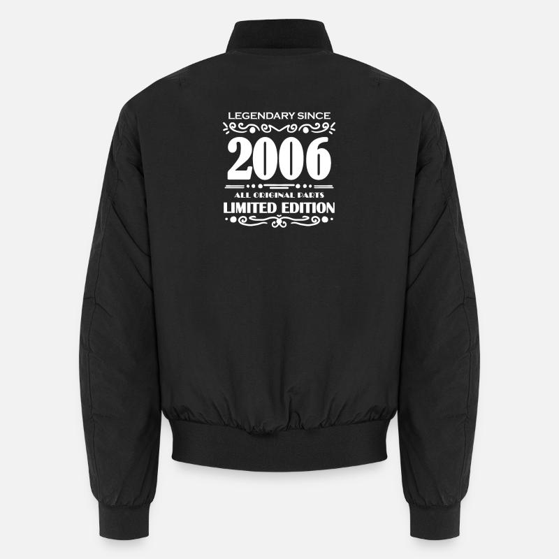 2006 - Né 2006 - Année de construction 2006 Bomber unisexe