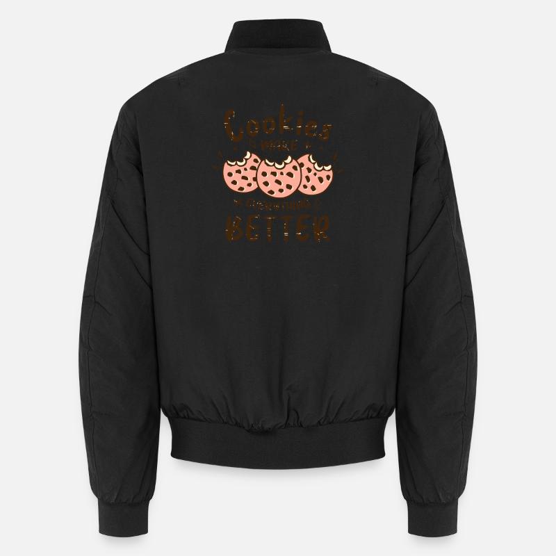 Kekse machen alles besser Unisex Bomberjacke