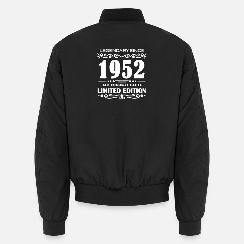 1952 - Né 1952 - Année de construction 1952 Bomber unisexe