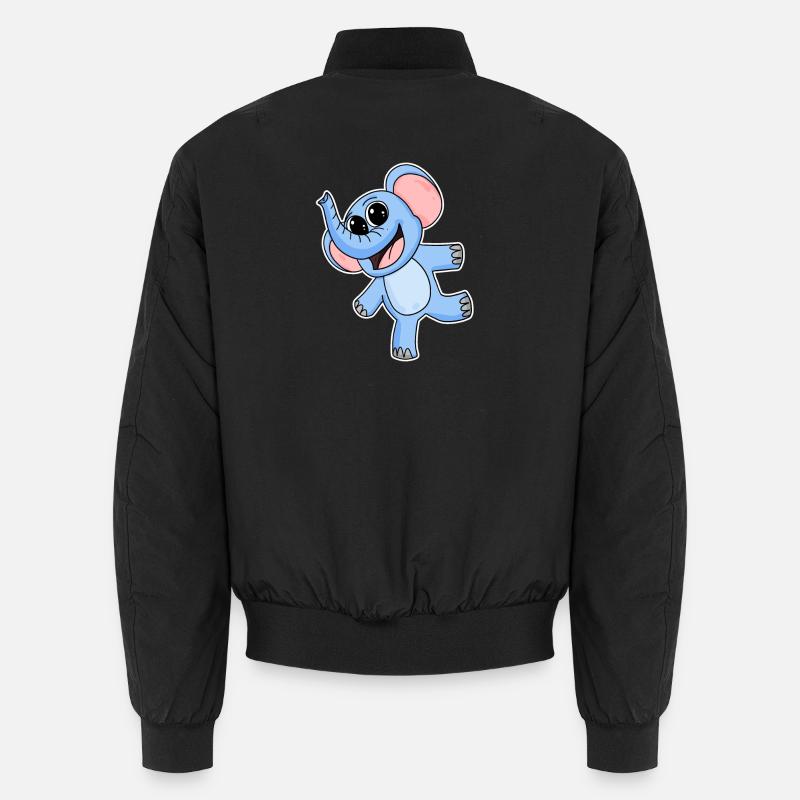 Éléphant Bomber unisexe