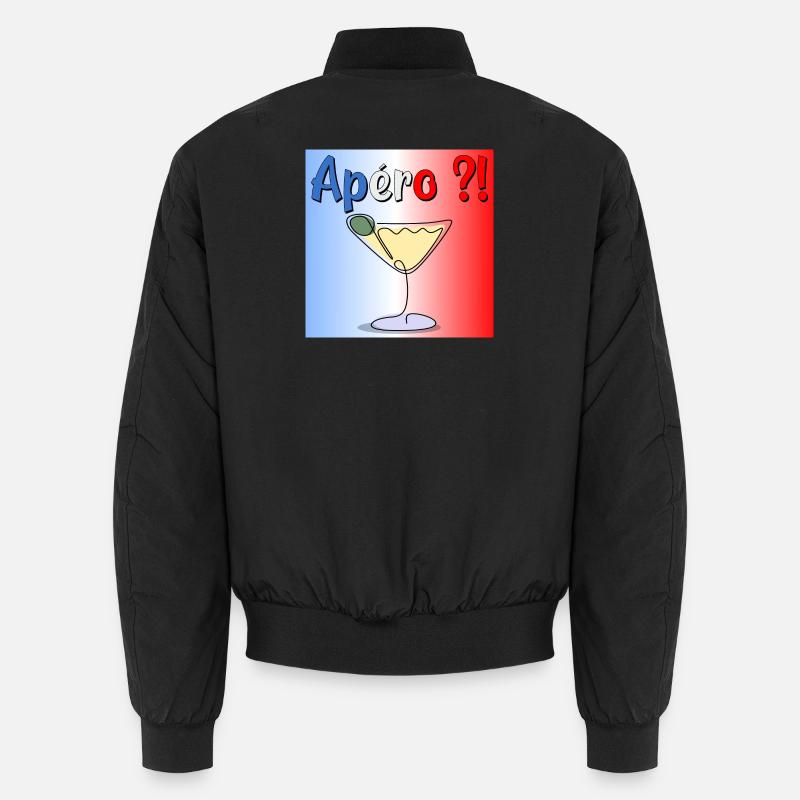 Aperitif Cocktail - Frankreich Unisex Bomberjacke
