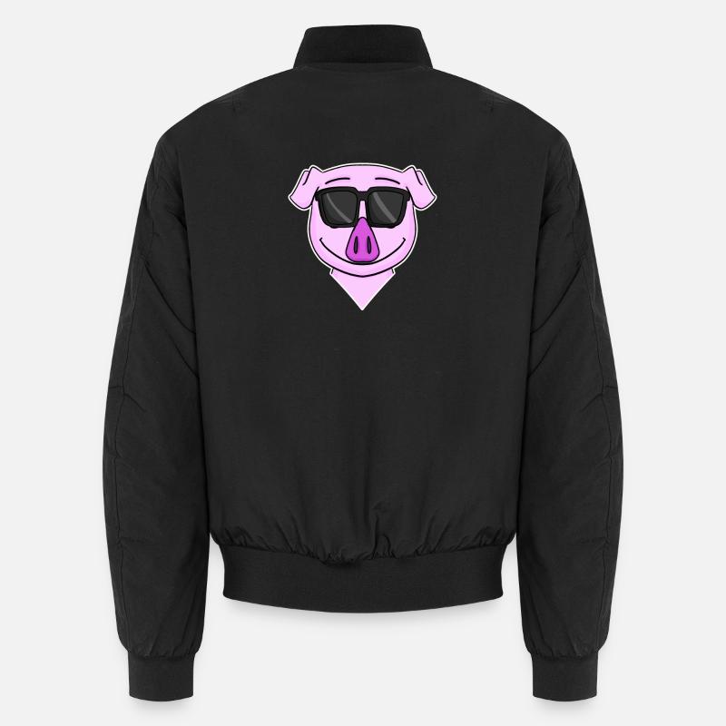 Pig Head Animal - cool pig Unisex Bomber Jacket