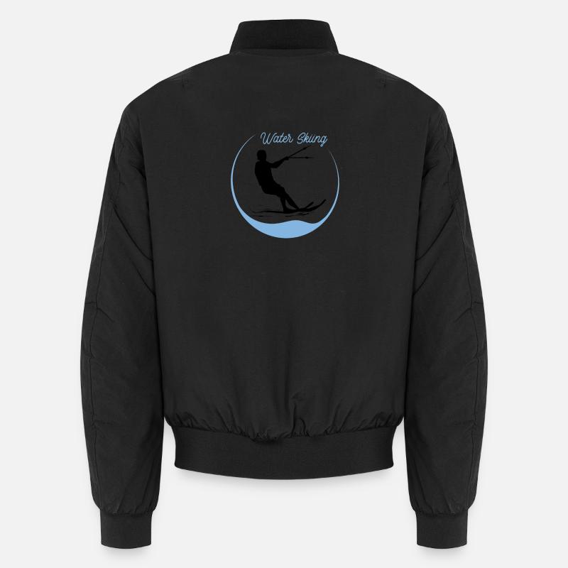 Water skiing - Bomber unisexe - noir