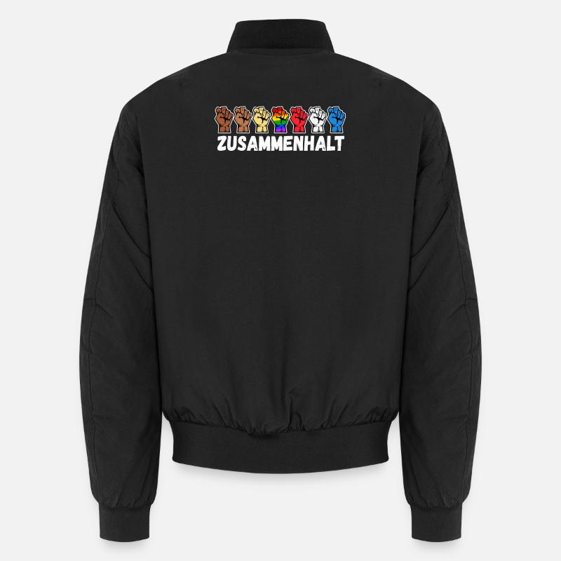 Rechte Homosexueller Regenbogen Lgbt Spruch Unisex Bomberjacke