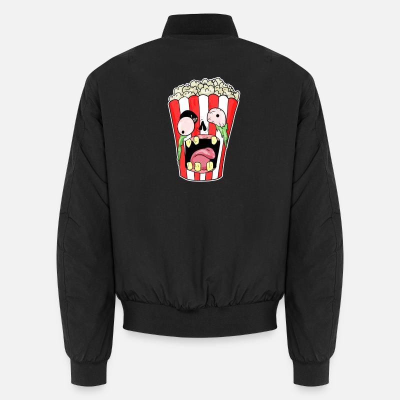Popcorn Zombie Horreur Bomber unisexe