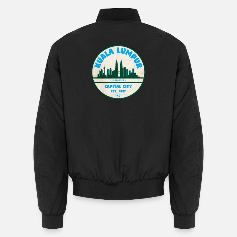 KL Skyline Vintage Emblem Unisex Bomber Jacket