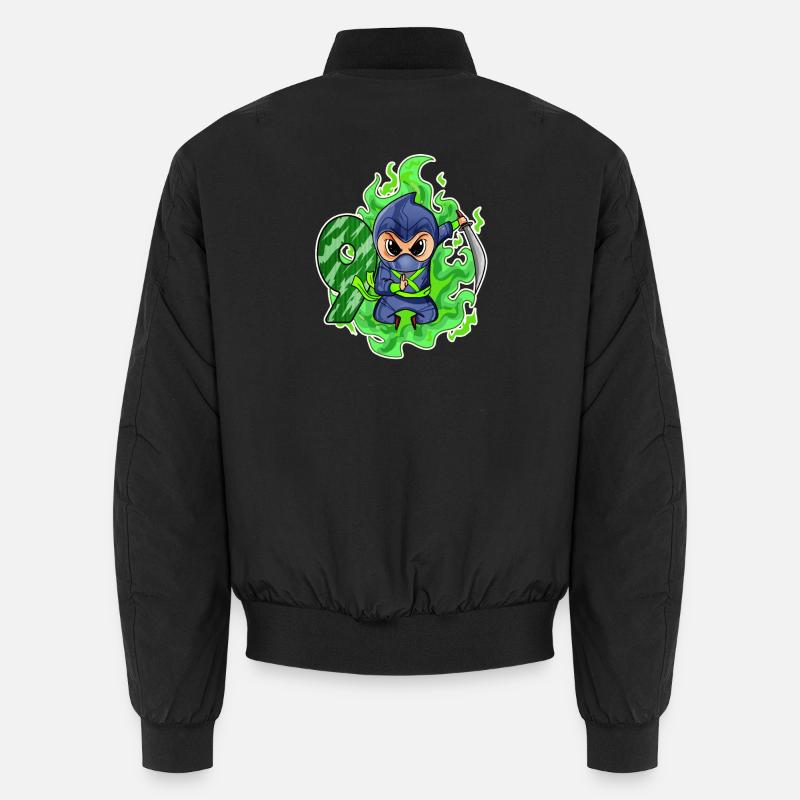 Boy 9 years 9th birthday Boy Ninja Green Unisex Bomber Jacket