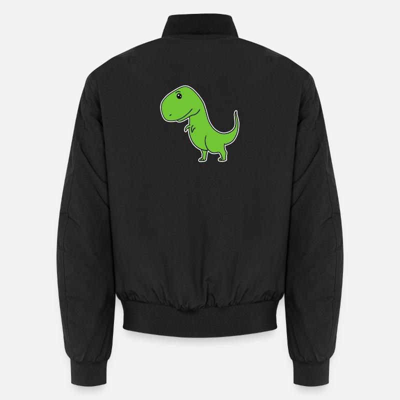 Dinosaure Vert Bomber unisexe