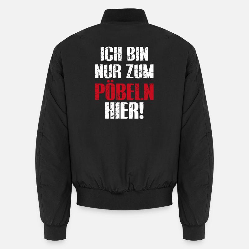 I'm only here to rabble Unisex Bomber Jacket
