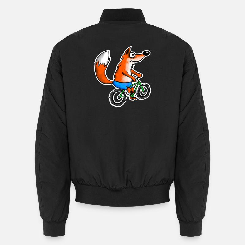 Renard avec VTT Bomber unisexe