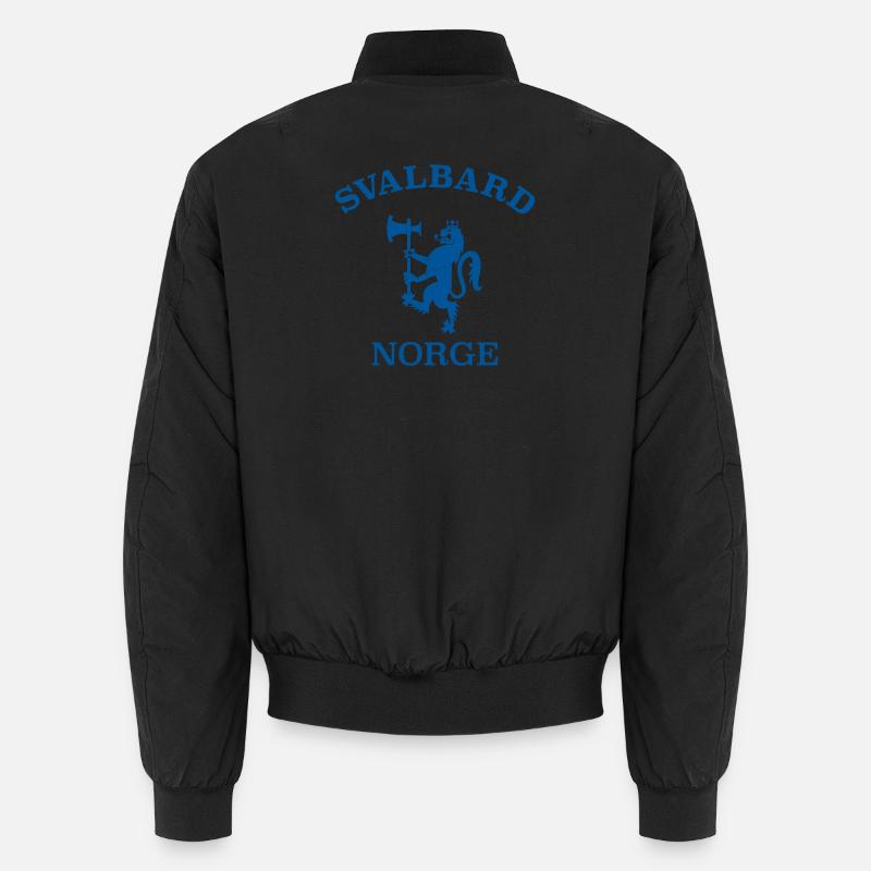 SVALBARD - Unisex Bomber Jacket - black