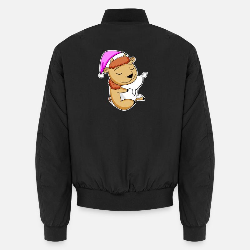 Bison - Unisex Bomber Jacket - black