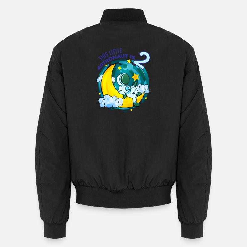 2nd Birthday - 2 Years Astronaut Boy Gift Unisex Bomber Jacket