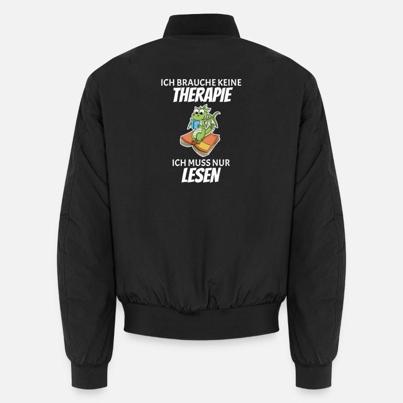 Bücher Drache Drachen Unisex Bomberjacke